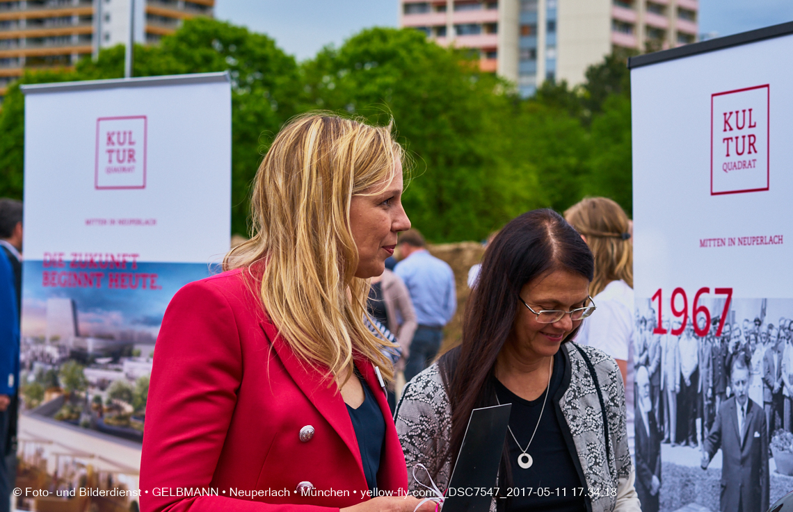 11. Mai 2017 - Grundsteinlegung für die LOGE und dem Kulturquadrat in Neuperlach